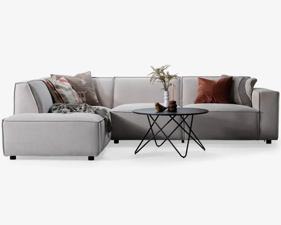 Sofa /Open End Venstrevendt Beige