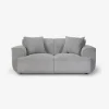 Sofa 2 Pers. Grå/Beige