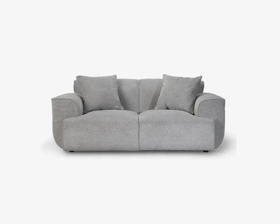 Sofa 2 Pers. Grå/Beige