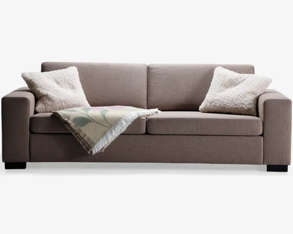 Sofa 3 pers. taupe møbelstof