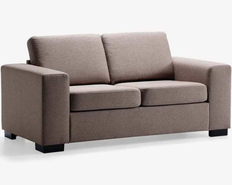 Sofa 2 pers. taupe møbelstof