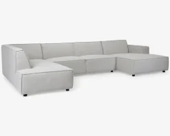 Sofa U-shape Venstrevendt Beige
