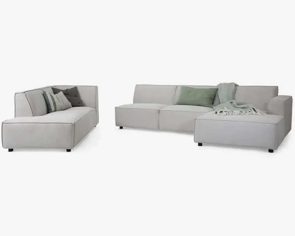 Sofa U-shape Venstrevendt Beige