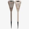 Solcellelampe udendørs ass H.46 cm