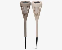Solcellelampe udendørs ass H.46 cm
