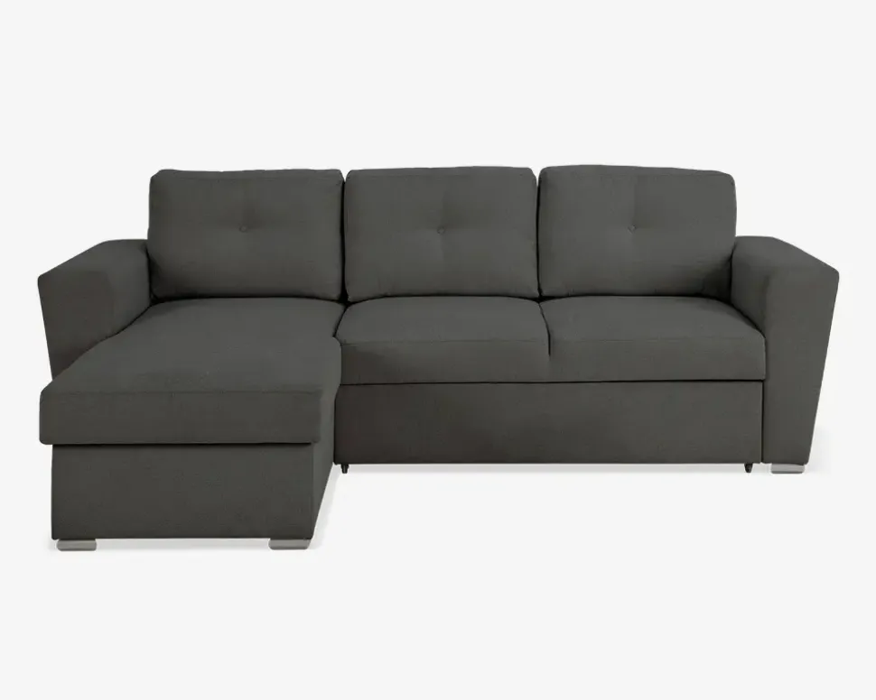 Sovesofa m/posefjedre grå