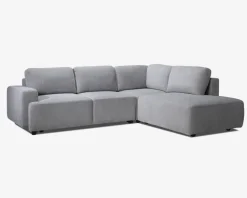 Sovesofa open end højre grå/beige