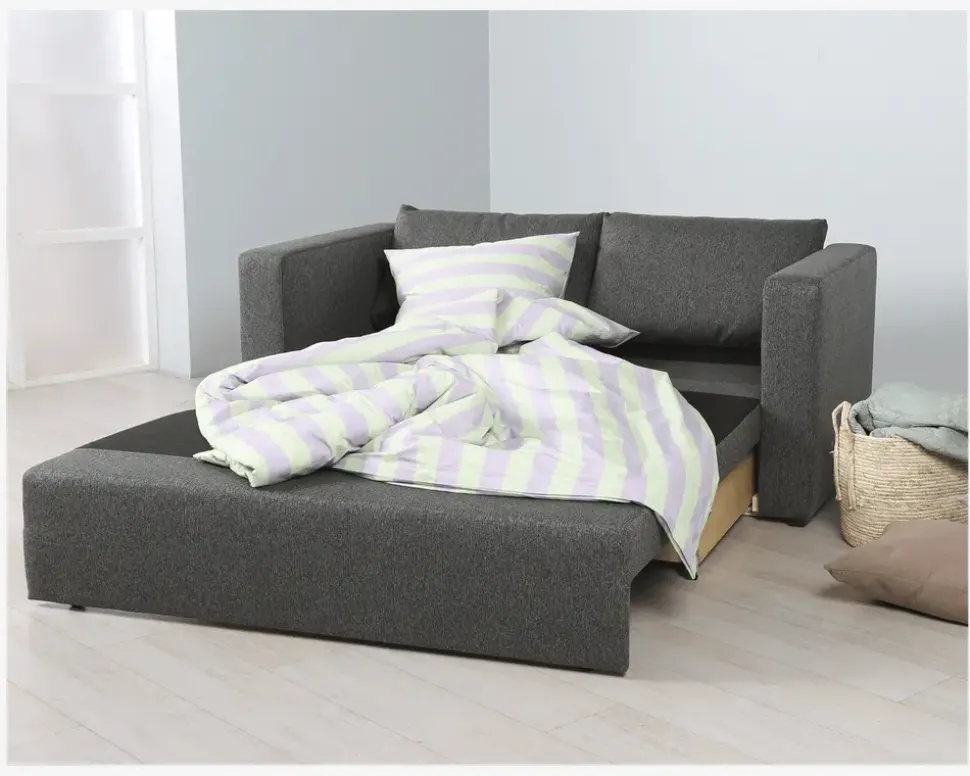 Sovesofa 2 Pers. Dobbelt Antracit