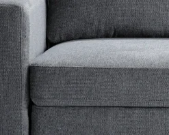 Sovesofa 2 pers. grå møbelstof