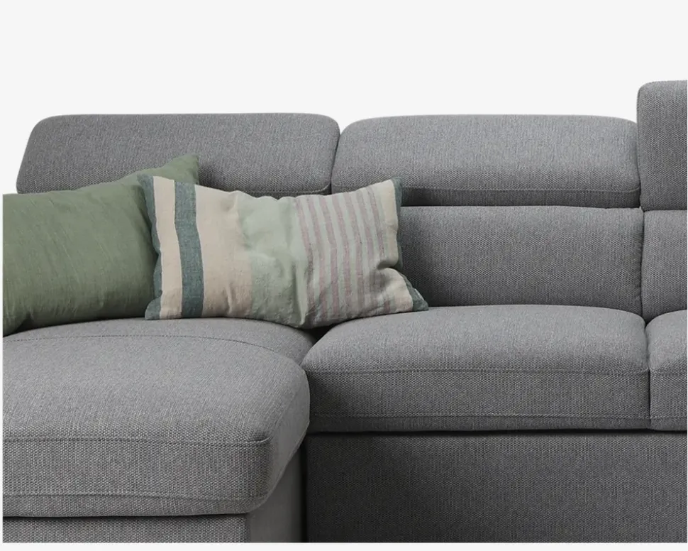 Sovesofa U-Shape Lys Grå