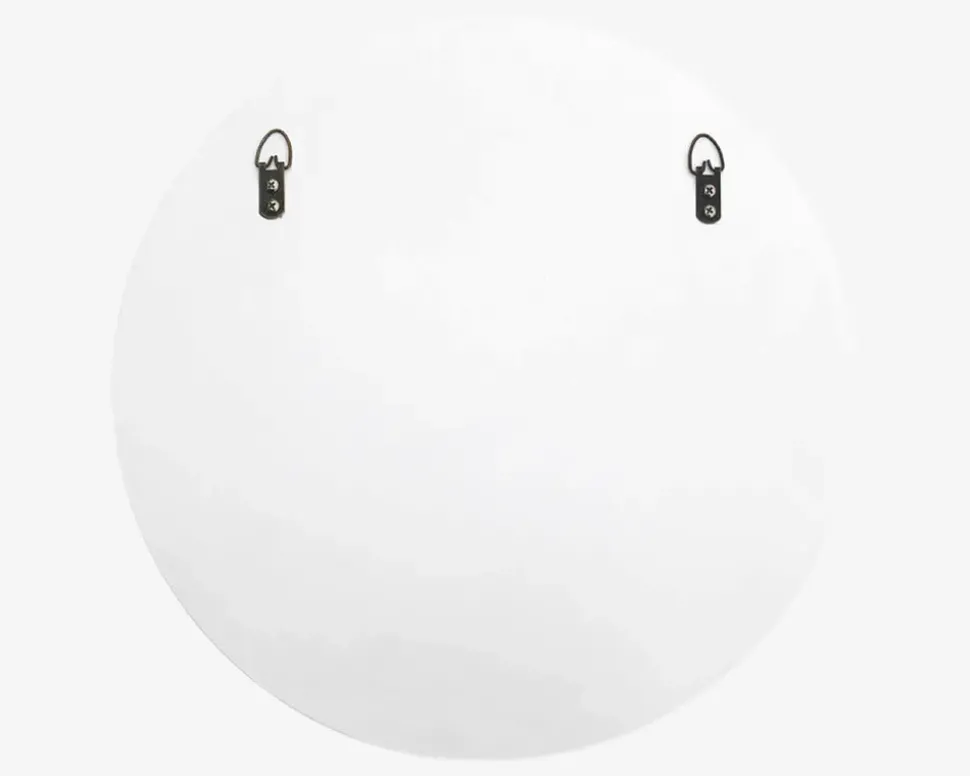 Spejl Cirkel Hvid Ø60 cm