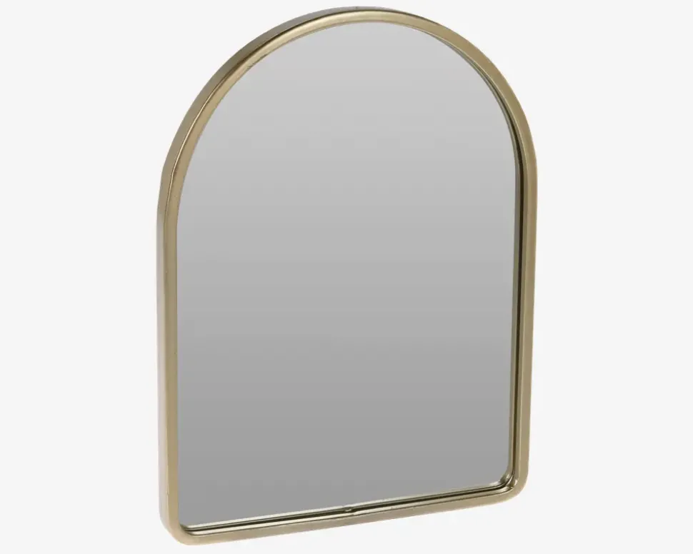 Spejl Guldfarvet H.24 x B.18 cm