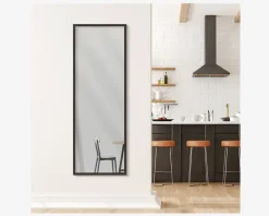 Spejl røget eg 45x130 cm