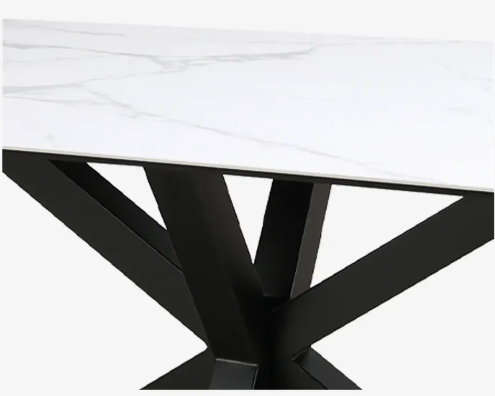 Spisebord Heaven hvid B.100 x L.200 cm