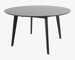 Spisebord Roxby Ø. 140 cm sort