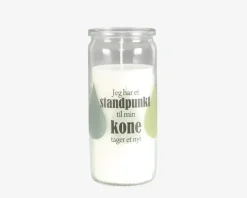 Stearinlys i glas
