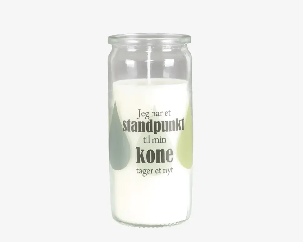 Stearinlys i glas