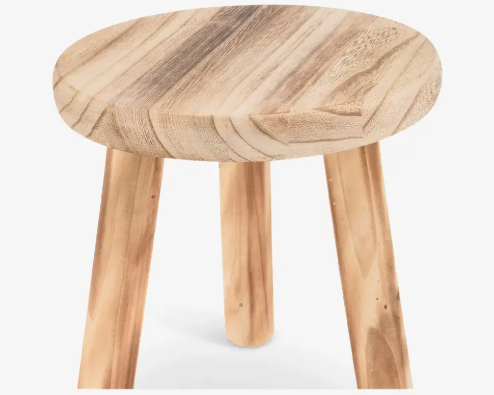 Taburet træ H.20 cm
