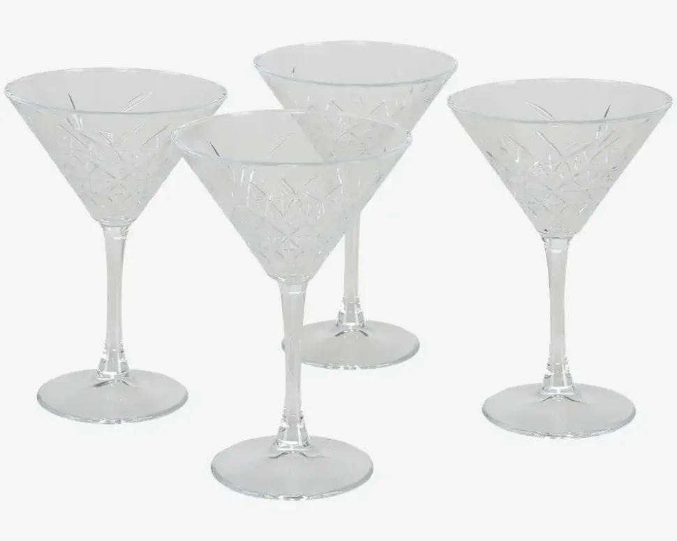 Timeless Martini Glas Klar 4pk