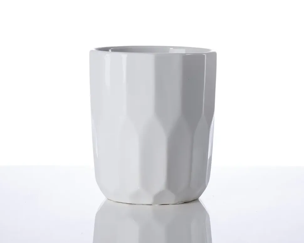 Urtepotteskjuler Orkide hvid H.14,5 cm