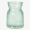 Vase glas aqua Ø.10 x H.14 cm