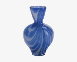Vase Hjerteform Blå H.23,5 cm