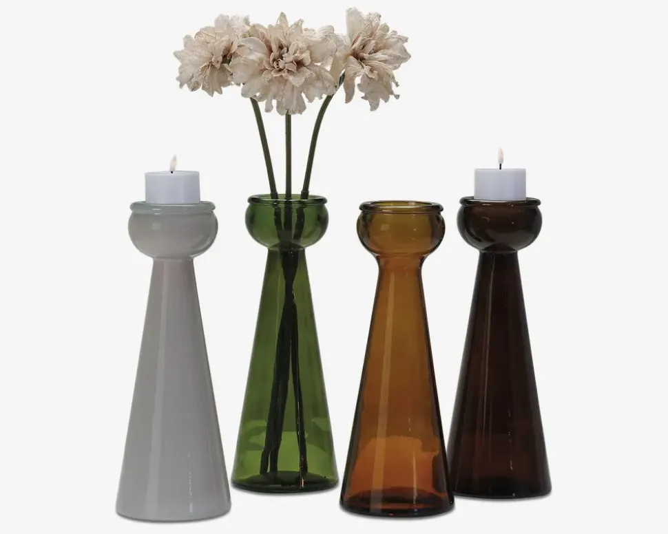 Vase nougat H. 40 cm