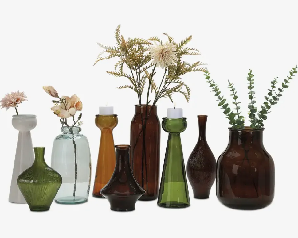 Vase nougat H. 40 cm