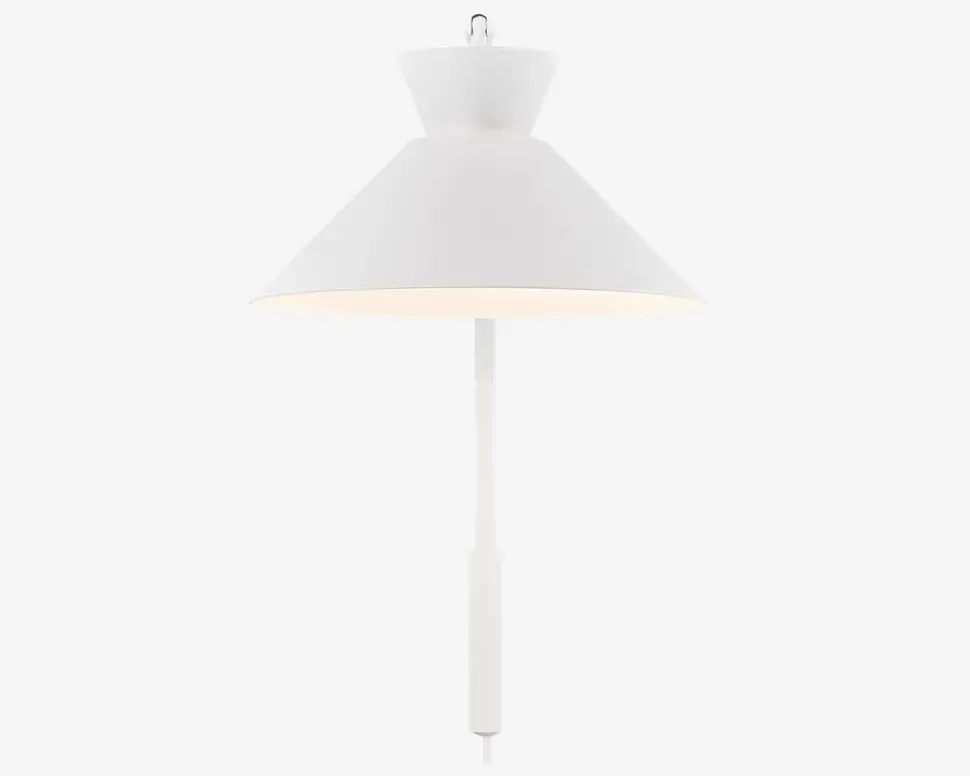 Væglampe Dial H.40 cm Hvid