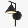 Væglampe Fuji sort LED H.25,5 cm