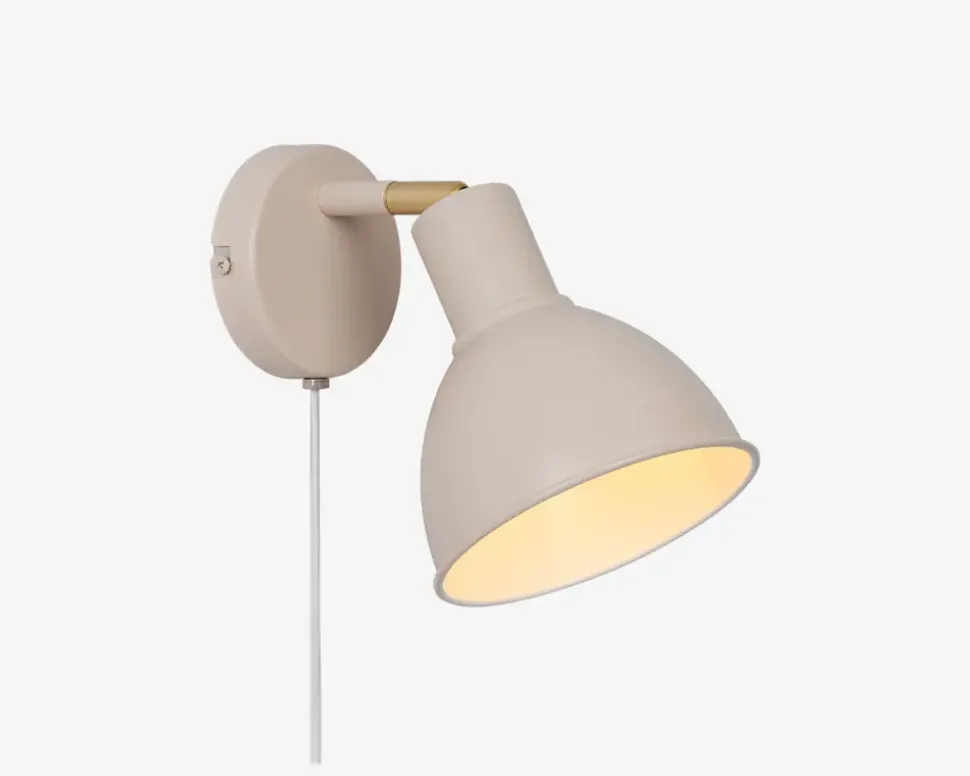 Væglampe Pop Mat Beige Ø.15,5 cm