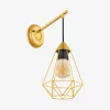 Væglampe Tarbes Guld H.35cm