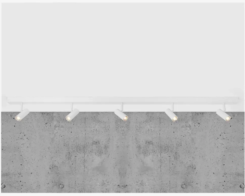 Væg-/loftlampe Omari 5 Hvid