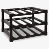 Vinreol sort 39x30x12 cm