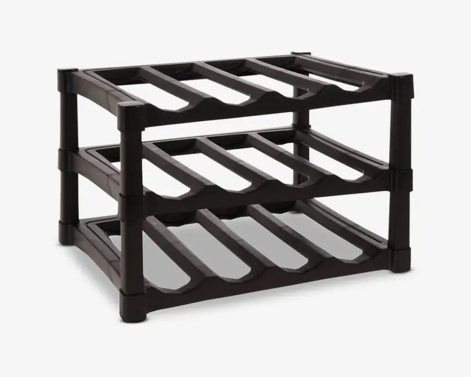Vinreol sort 39x30x12 cm