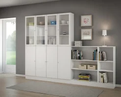 Vitrinedør Basic Hvid