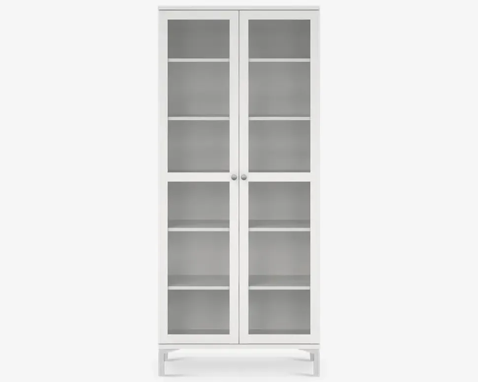 Vitrine Roma i hvid