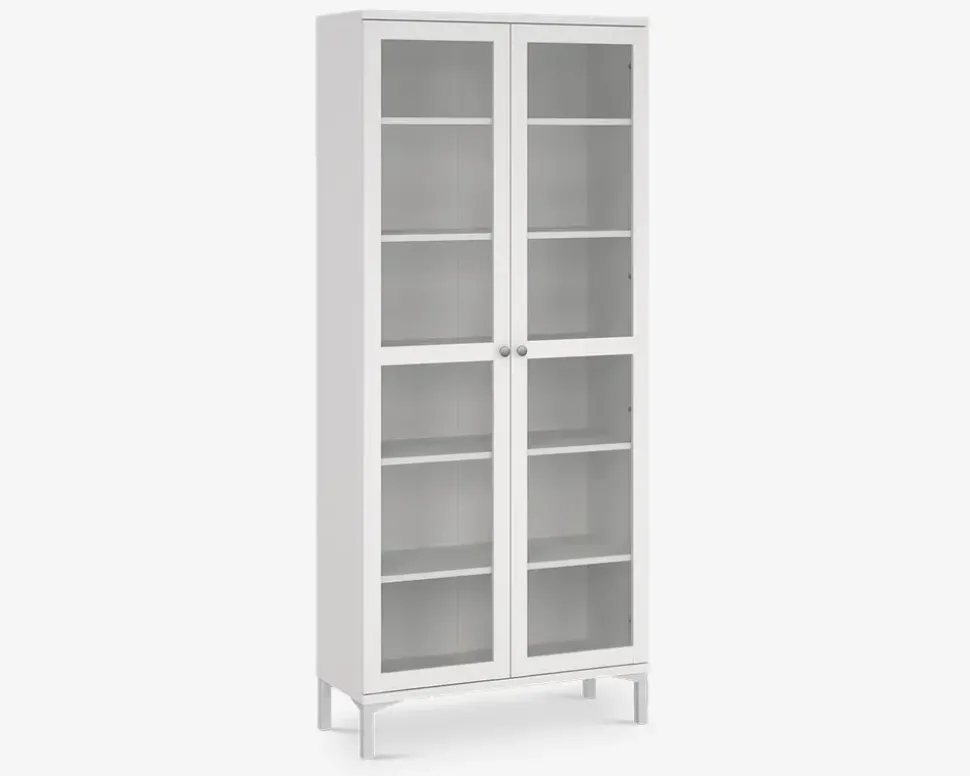 Vitrine Roma i hvid