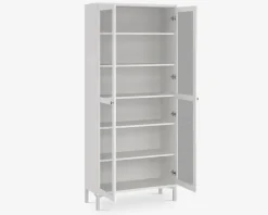 Vitrine Roma i hvid