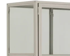 Vitrine Seaford H. 185,6 cm. grå