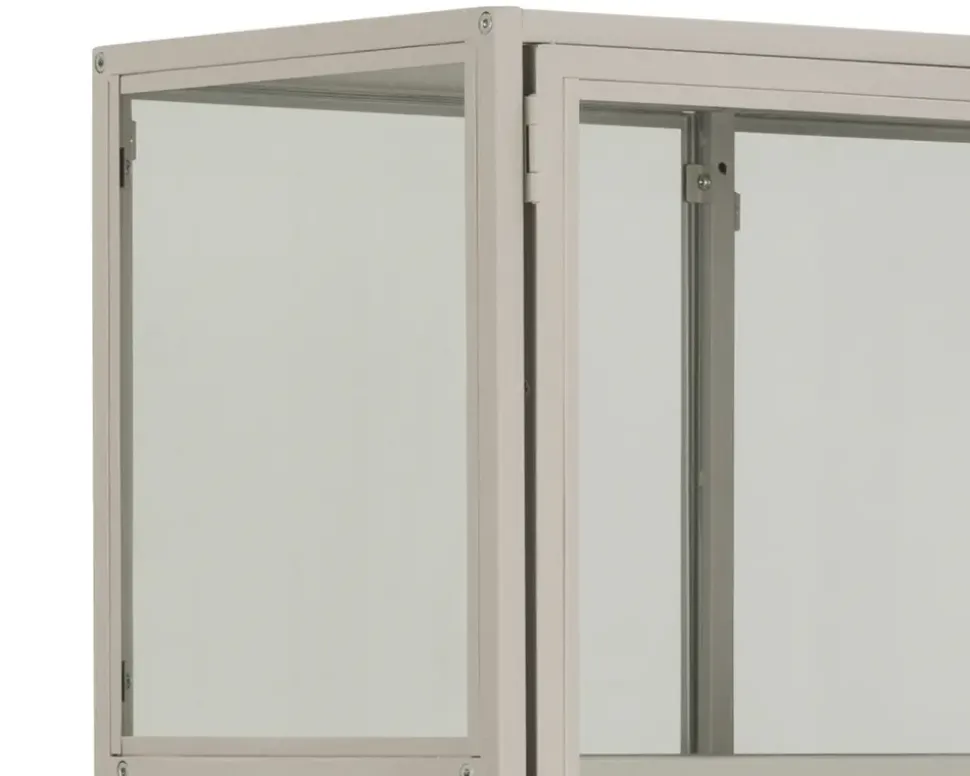 Vitrine Seaford H. 185,6 cm. grå