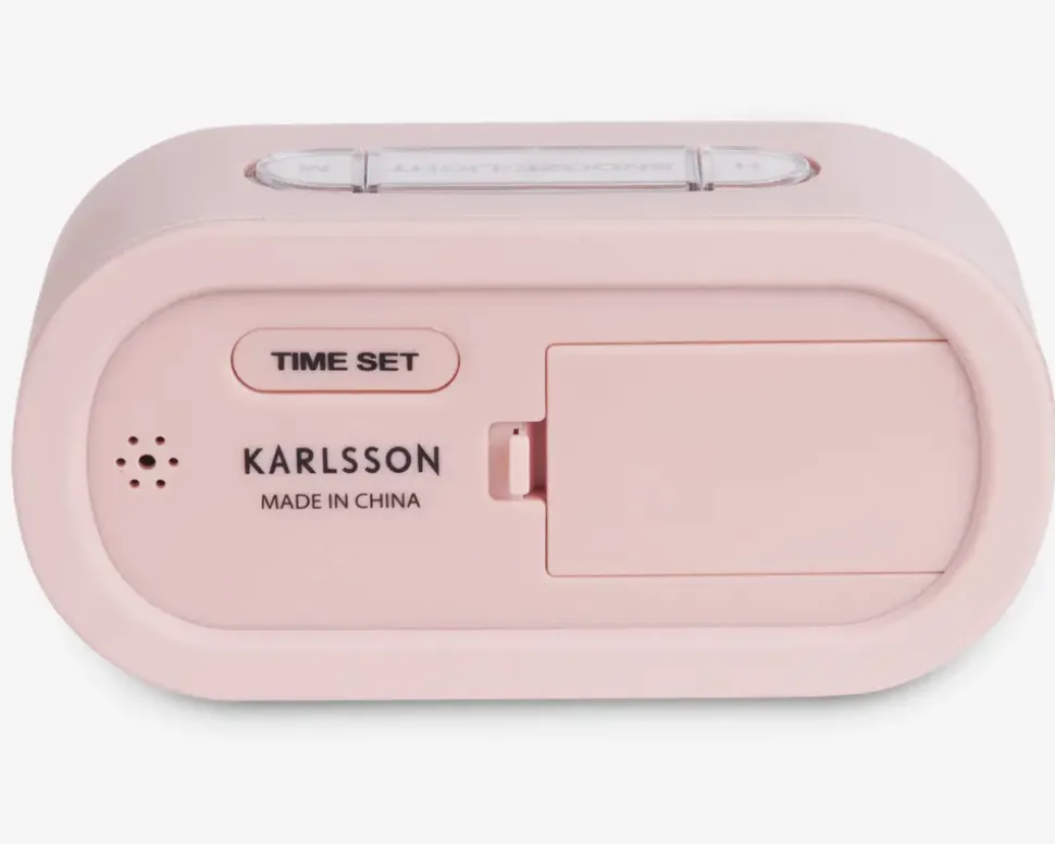 Vækkeur silikone pink H.7 cm